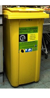 frituurvet inzamelcontainers - voor inzameling gebruikt frituurvet